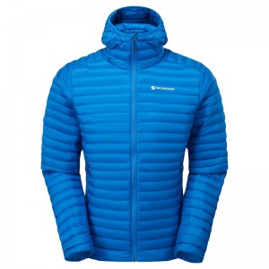 Montane Anti-Freeze Lite Mit Kapuze Daunenjacken Herren Blau | HNVC-58634