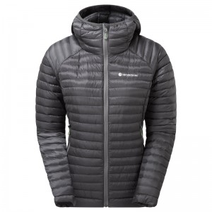 Montane Anti-Freeze Lite Mit Kapuze Daunenjacken Damen Dunkelgrau | UIWR-80347