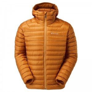 Montane Anti-Freeze Mit Kapuze Daunenjacken Herren Orange | AGRF-04895