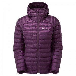 Montane Anti-Freeze Mit Kapuze Daunenjacken Damen Lila | ORFM-53914