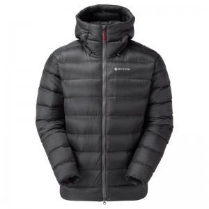 Montane Anti-Freeze XT Mit Kapuze Daunenjacken Herren Schwarz | EUHK-03418