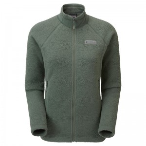 Montane Chonos Fleecejacken Damen Grün | JFCQ-53897