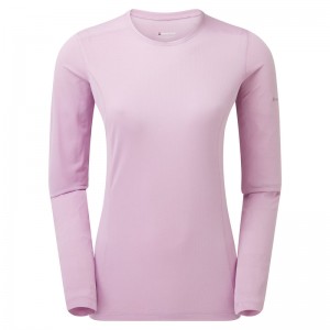 Montane Dart Lite Long Sleeve T-Shirt Damen Rosa | DJIM-85197