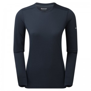 Montane Dart Lite Long Sleeve T-Shirt Damen Navy | JGED-31586