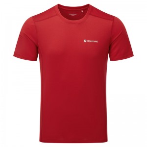 Montane Dart Lite T-Shirt Herren Rot | XUHL-17340