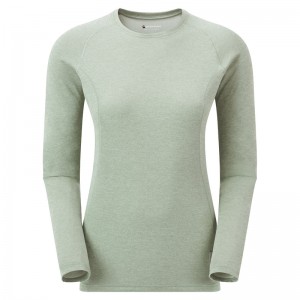 Montane Dart Long Sleeve T-Shirt Damen Grün | XDPG-42839