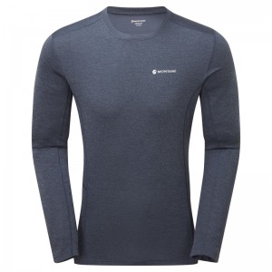 Montane Dart Long Sleeve T-Shirt Herren Blau | PXBC-64821