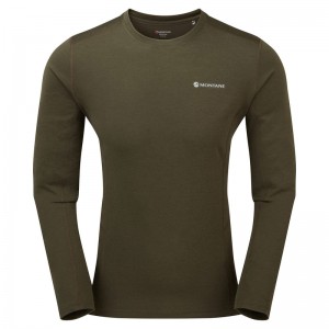 Montane Dart Long Sleeve T-Shirt Herren Dunkelgrün | SWOF-10785