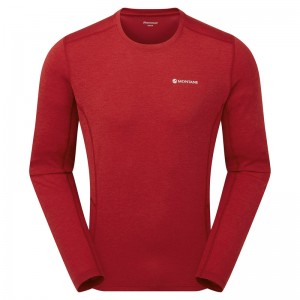 Montane Dart Long Sleeve T-Shirt Herren Rot | ECQP-74032