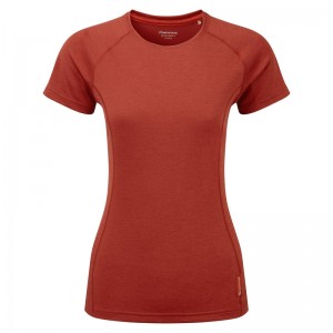 Montane Dart T-Shirt Damen Rot | AQSB-97143