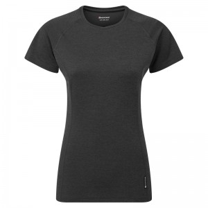 Montane Dart T-Shirt Damen Schwarz | OHPW-21054