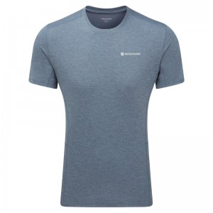 Montane Dart T-Shirt Herren Grau Blau | KPTC-24019