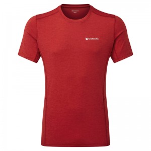 Montane Dart T-Shirt Herren Rot | TUAM-64210