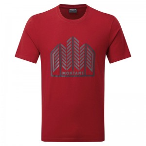 Montane Forest T-Shirt Herren Rot | TWLA-94816