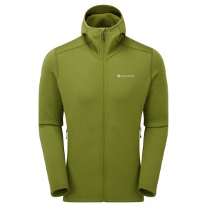 Montane Fury Mit Kapuze Fleecejacken Herren Grün | SJIT-97803