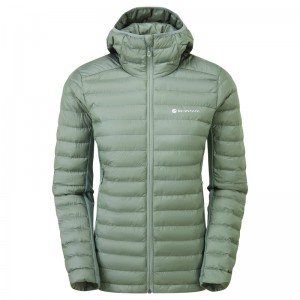 Montane Icarus Lite Kapuzenjacke Damen Grün | RMST-23794