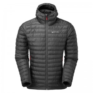 Montane Icarus Lite Kapuzenjacke Herren Schwarz | JZGE-82974