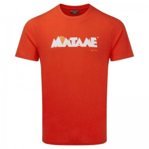 Montane Laufschuhe Heritage T-Shirt Herren Orange | CUFL-62485