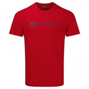 Montane Laufschuhe Mono T-Shirt Herren Rot | XGUI-25064