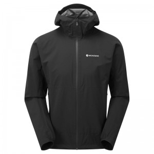 Montane Minimus Lite Regenjacke Herren Schwarz | TJRX-27193