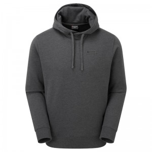 Montane Mono Logo Hoodie Herren Dunkelgrau | BWSP-86504