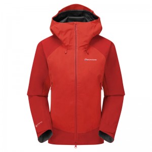 Montane Phase XPD Regenjacke Damen Rot | JWAX-59026