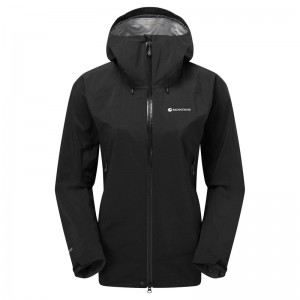 Montane Phase XT Regenjacke Damen Schwarz | MAXQ-39501