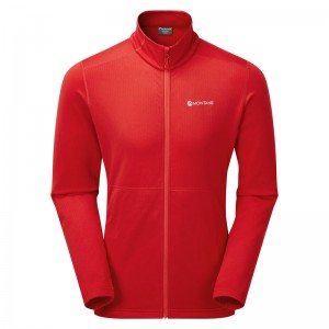 Montane Protium Fleecejacken Herren Rot | XHWJ-17846