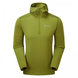 Montane Protium Lite Pull On Fleece Hoodie Herren Grün | ZPEQ-05168