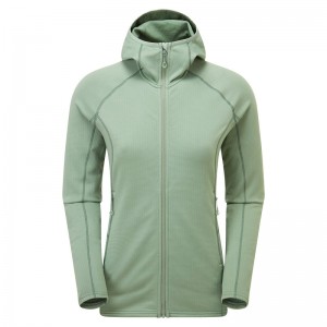 Montane Protium Mit Kapuze Fleecejacken Damen Grün | VJQA-56031