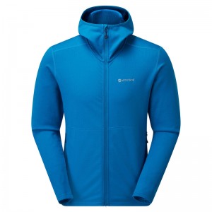 Montane Protium Mit Kapuze Fleecejacken Herren Blau | IWTS-70613