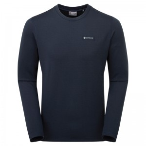 Montane Protium Pullover Herren Navy | AZPR-42379