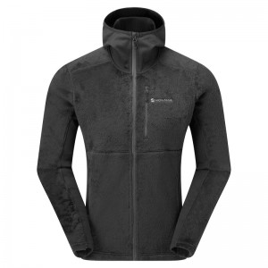 Montane Protium XPD Mit Kapuze Fleecejacken Herren Dunkelgrau | GDMC-80596