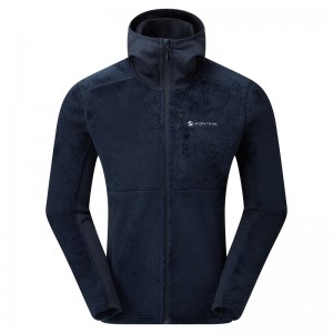 Montane Protium XPD Mit Kapuze Fleecejacken Herren Navy | RQVA-86271