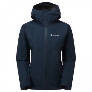 Montane Spirit Lite Regenjacke Damen Navy | UWKV-39741