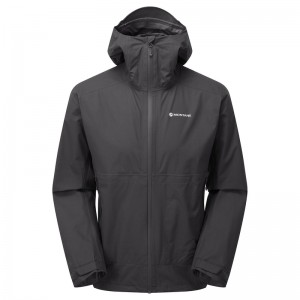 Montane Spirit Lite Regenjacke Herren Schwarz | CDNE-02159