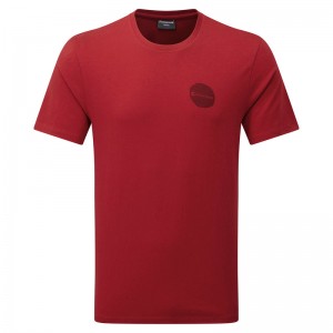 Montane Transpose T-Shirt Herren Rot | FEZN-76829