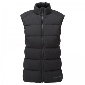 Montane Tundra Daunenweste Damen Schwarz | CXBJ-24639