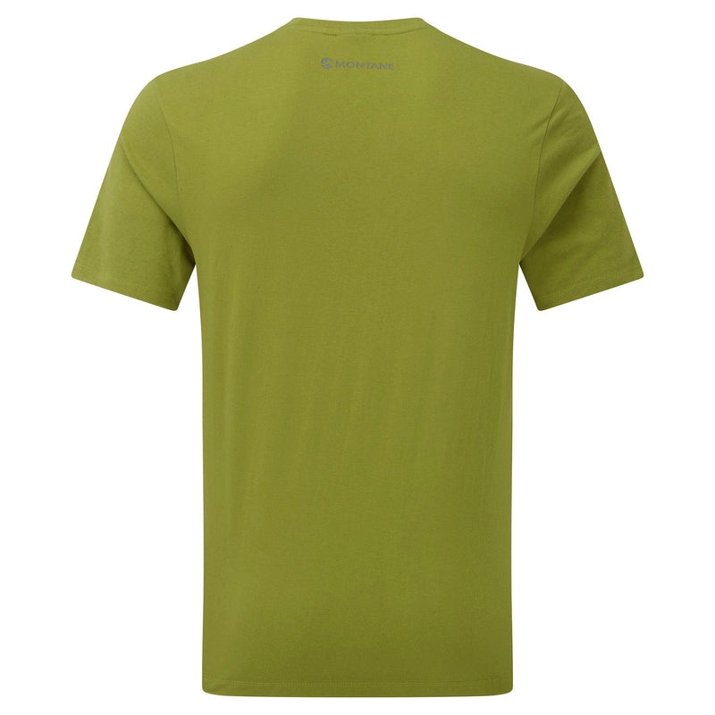 Montane Abstract Mountain T-Shirt Herren Grün | JAVZ-51360