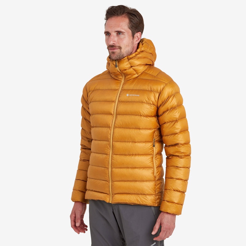 Montane Alpine 850 Lite Mit Kapuze Daunenjacken Herren Orange | GPEJ-12568