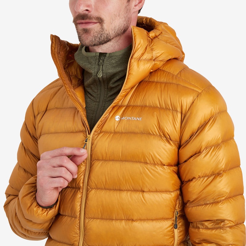 Montane Alpine 850 Lite Mit Kapuze Daunenjacken Herren Orange | GPEJ-12568