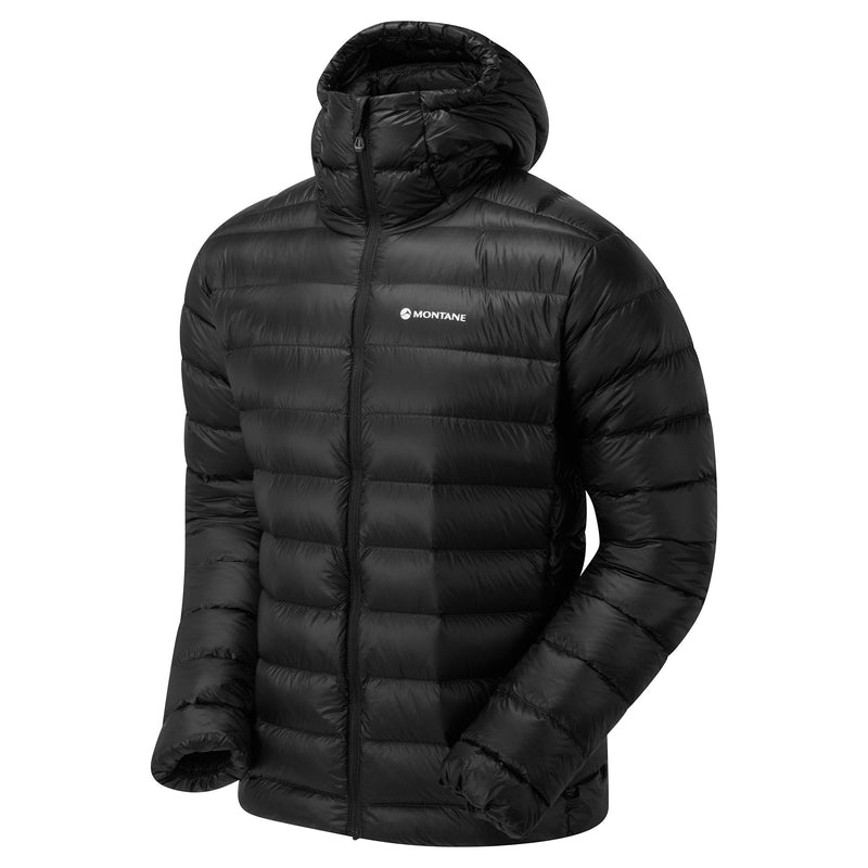 Montane Alpine 850 Lite Mit Kapuze Daunenjacken Herren Schwarz | CKTD-29674