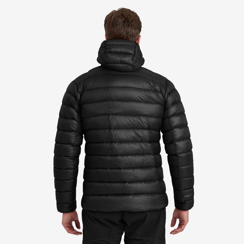 Montane Alpine 850 Lite Mit Kapuze Daunenjacken Herren Schwarz | CKTD-29674