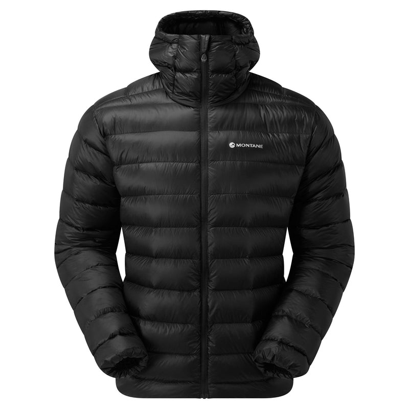 Montane Alpine 850 Lite Mit Kapuze Daunenjacken Herren Schwarz | CKTD-29674