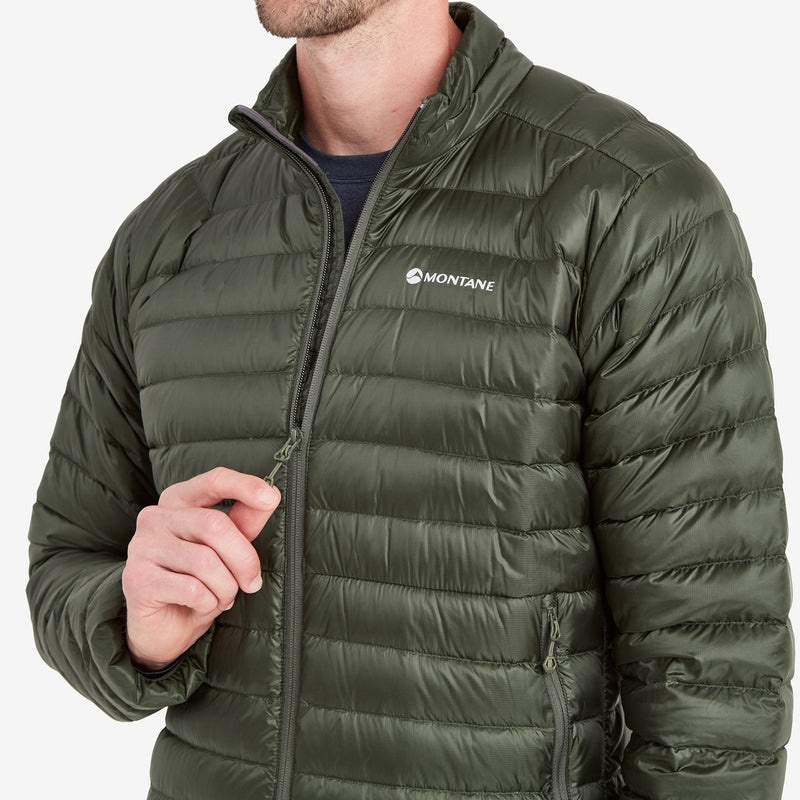 Montane Anti-Freeze Daunenjacken Herren Dunkelgrün | WLCN-53429