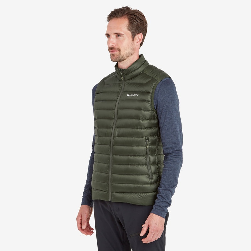 Montane Anti-Freeze Daunenweste Herren Dunkelgrün | YHMN-20319