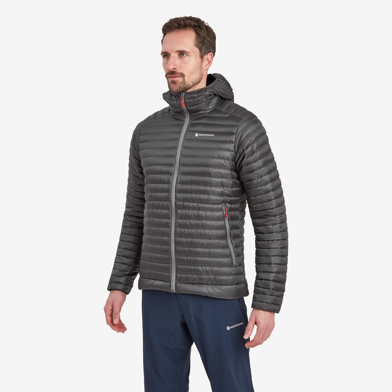 Montane Anti-Freeze Lite Mit Kapuze Daunenjacken Herren Schwarz | JHPR-29753