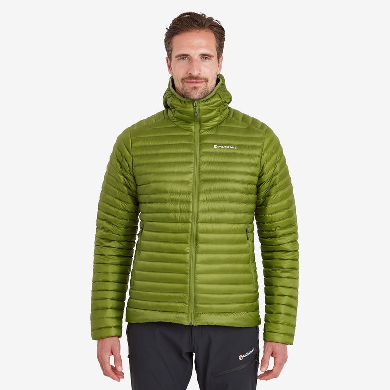 Montane Anti-Freeze Lite Mit Kapuze Daunenjacken Herren Grün | YAMU-60378