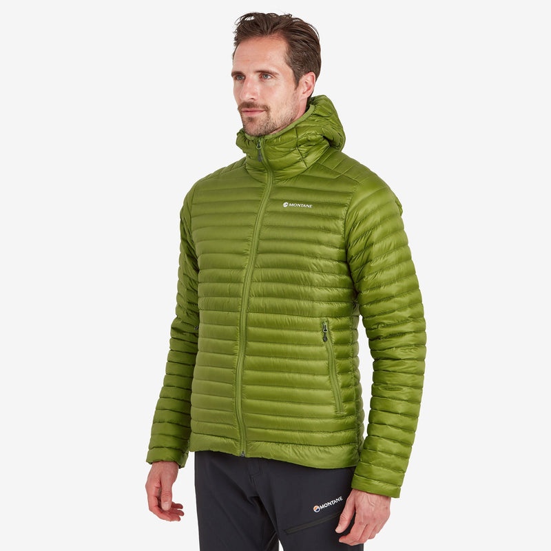 Montane Anti-Freeze Lite Mit Kapuze Daunenjacken Herren Grün | YAMU-60378