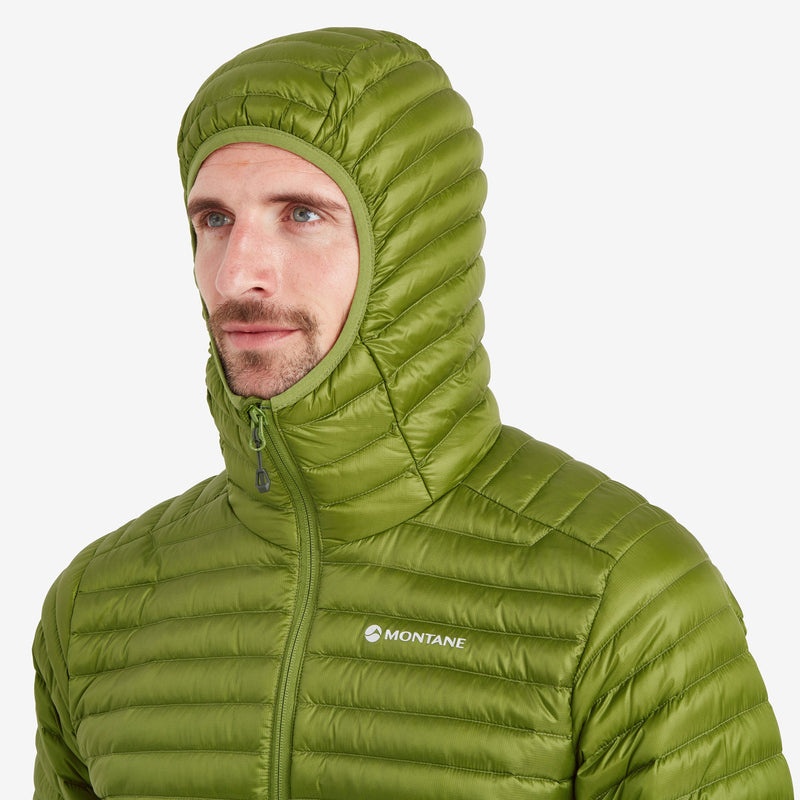 Montane Anti-Freeze Lite Mit Kapuze Daunenjacken Herren Grün | YAMU-60378